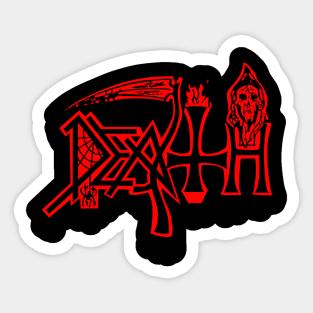 The motif that pays homage to the death metal band Sticker